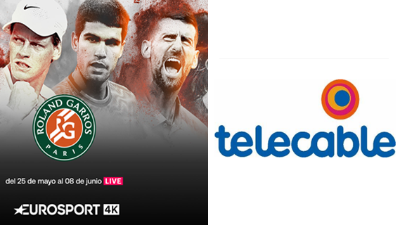 Roland-Garros 2025, al completo y en directo con Eurosport, en Telecable