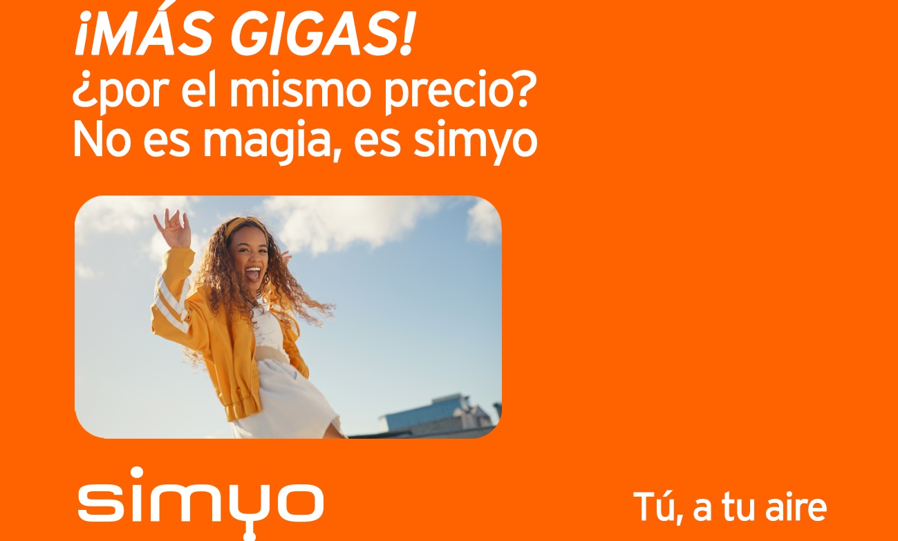 ¡MÁS GIGAS! ¿Por el mismo precio? No es magia, es simyo