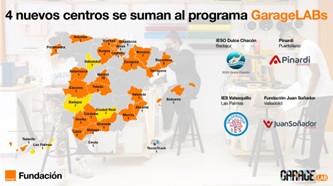 Cuatro nuevos centros de Badajoz, Ciudad Real, Las Palmas y Valladolid se suman a la iniciativa GarageLAB para impulsar la educación digital