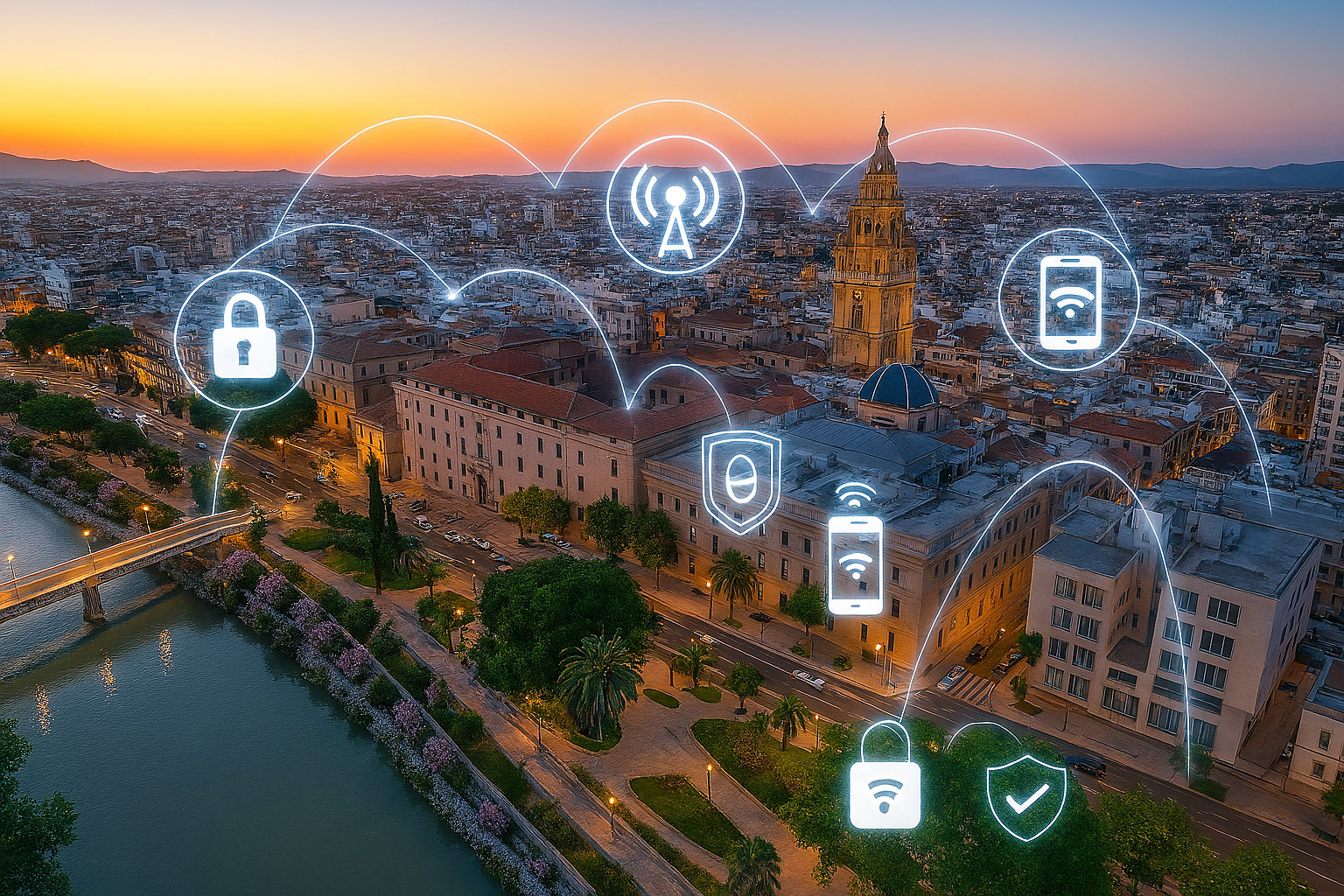 Orange gestionará todas las comunicaciones y la seguridad digital del Ayuntamiento de Murcia