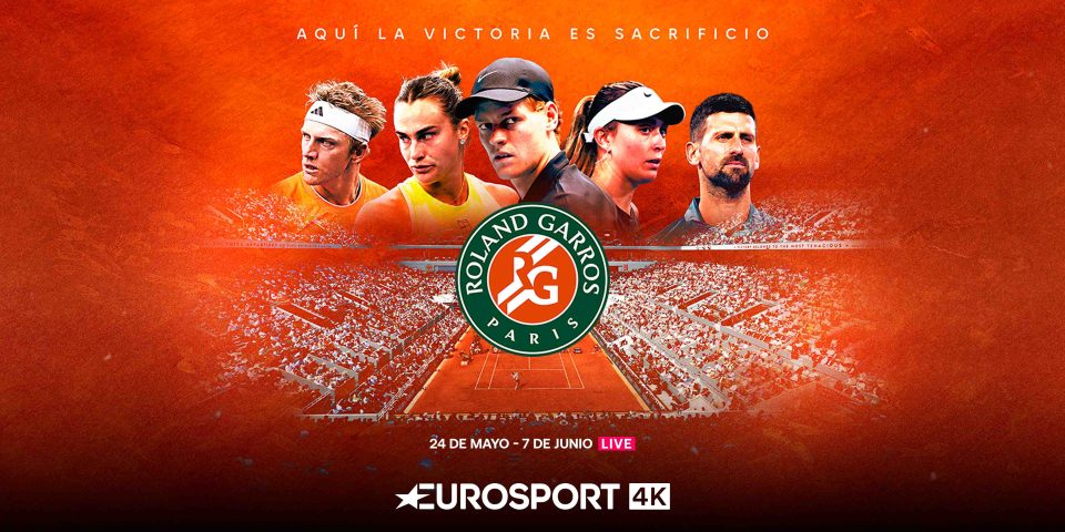El mejor tenis de Roland-Garros regresa en directo con Eurosport a Telecable