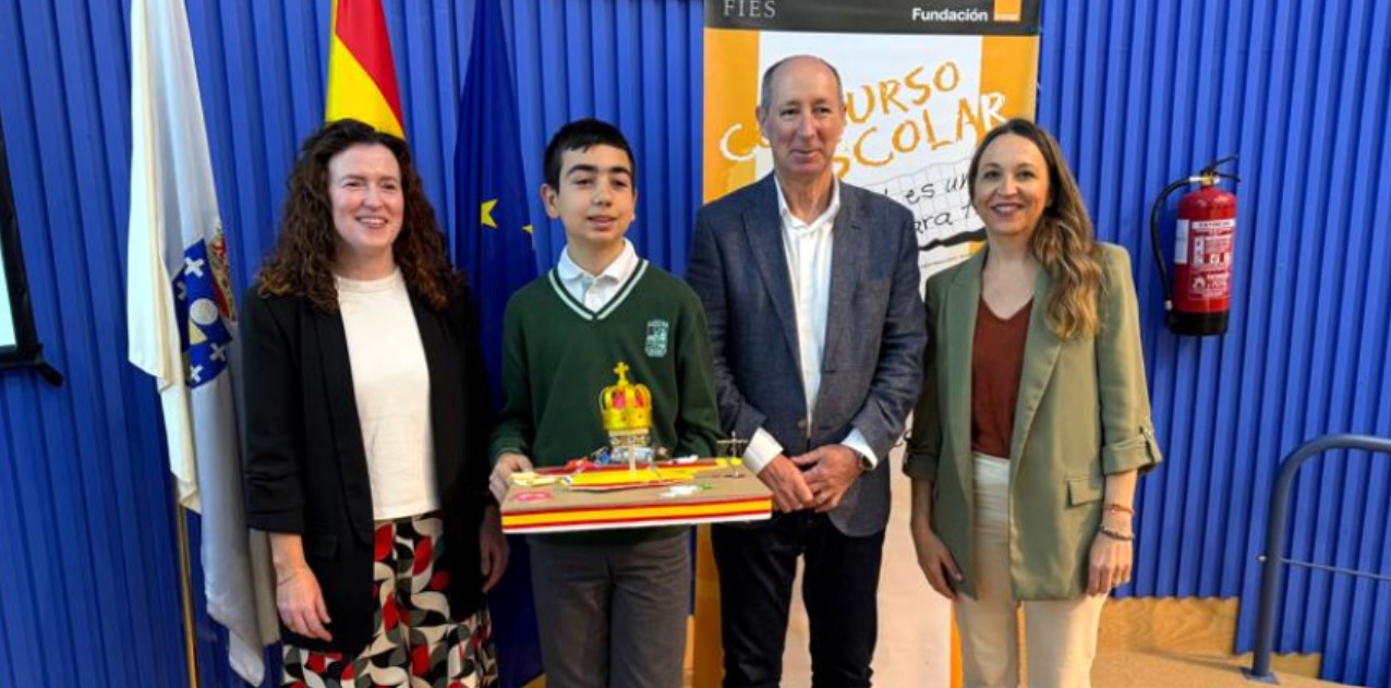 Un coruñés de 6º de Primaria gana la 45ª edición del concurso “¿Qué es un rey para ti?” en Galicia