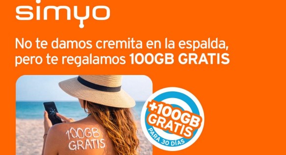 En simyo regalamos 100GB gratis para disfrutar este verano