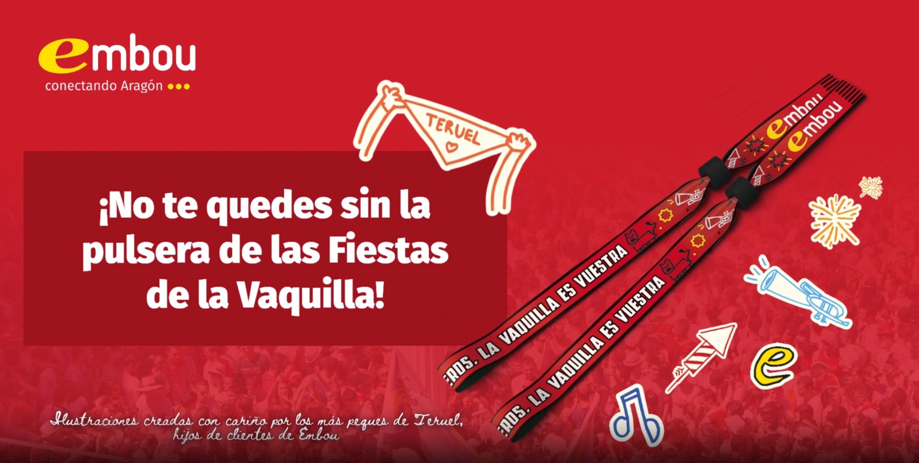 Embou lanza sus pulseras exclusivas para las Fiestas del Ángel de Teruel
